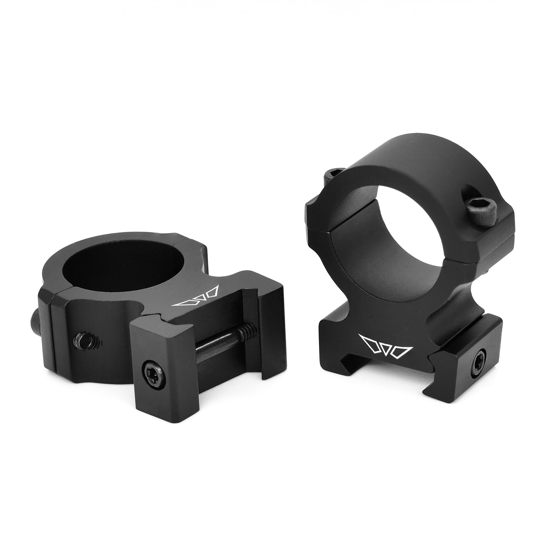Warne Vapor 2-Piece Horizontal Scope Rings 1" High Matte 1 Warne Vapor 2-Piece Horizontal Scope Rings 1" High Matte