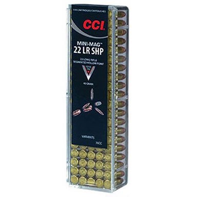 CCI 22 LR MINI MAG 40 GR SEGMENTED HP 100/BX