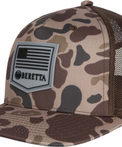 BERETTA CAP PM TRUCKER R 112 - RUBBER PATCH BROWN DUCK CAMO