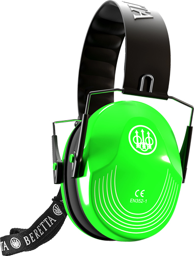 BERETTA SAFETY PRO EARMUFF - GREEN FLUORESCENT