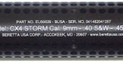 BERETTA BARREL SHROUD CX4 - STORM RIFLE ALUMINUM BLACK