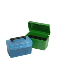 HANDLE CARRY RIFLE AMMO BOX 6MM - 30-06 SPRINGFLD 50 RD GRN