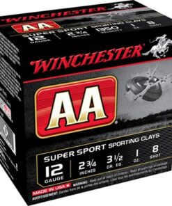 12 GAUGE 2-3/4'' 1 OZ #8 SHOT 25/BOX