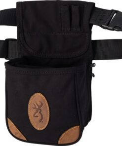 BROWNING LONA CANVAS SHELL - POUCH W/BELT BLACK/BROWN