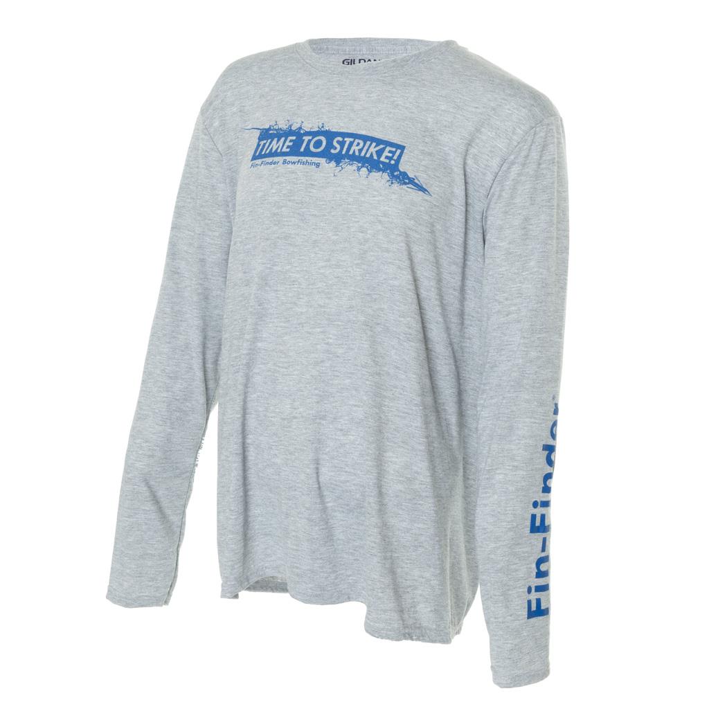 Fin-Finder Time to Strike Long Sleeve Performance Shirt Medium