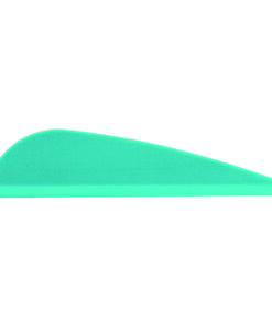 AAE Elite Plastifletch Vanes Teal 1.75 in. 100 pk.