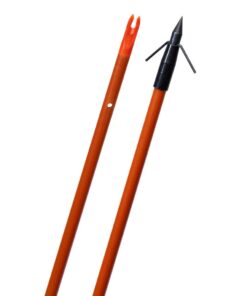Fin Finder Raider Bowfishing Arrow Orange with Typhoon Point