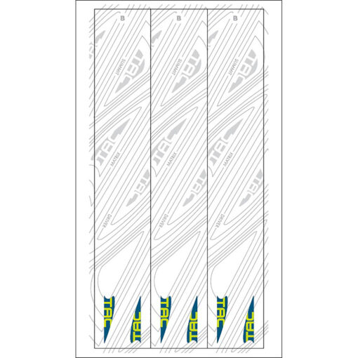 TAC Vanes Arrow Specific Wraps White Size B 4.625 13 pk.