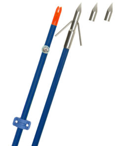 Fin Finder Raider Pro Bowfishing Arrow Blue with Riptide Point