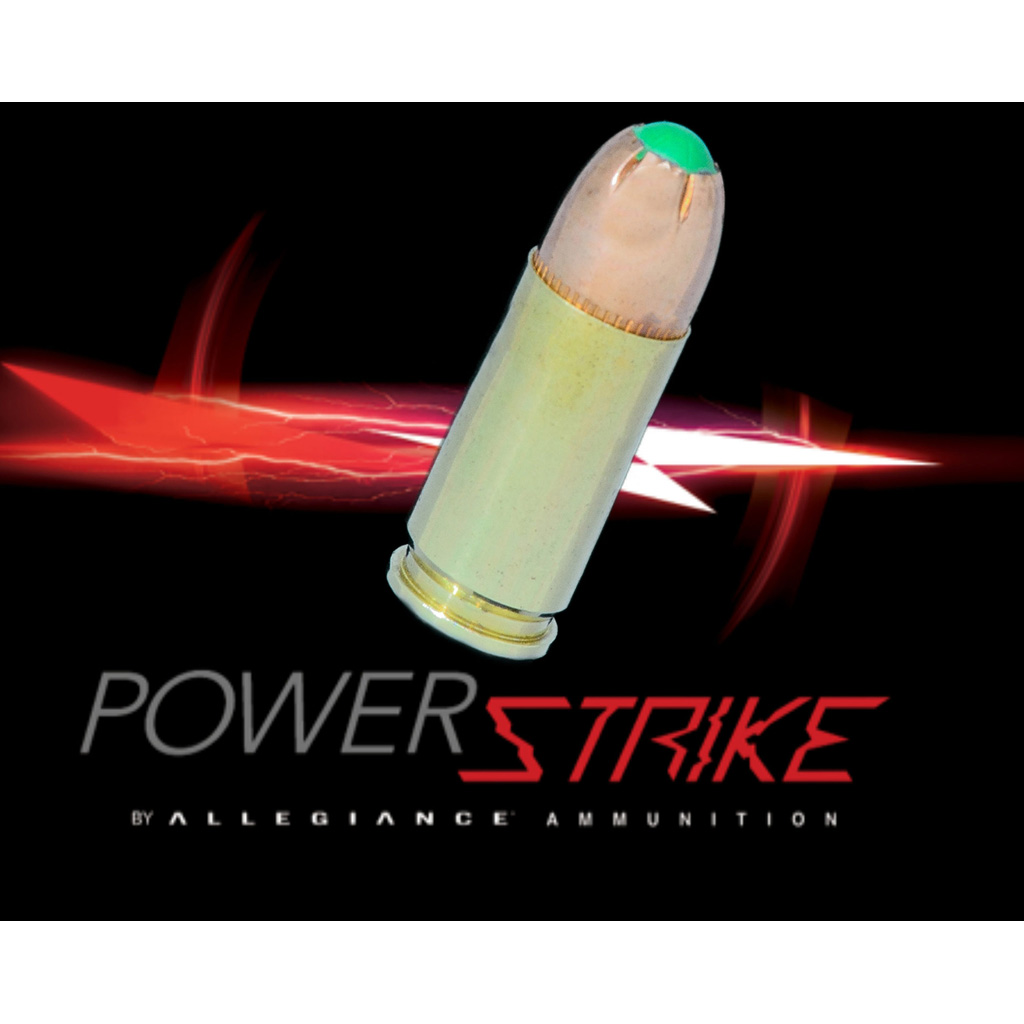 Allegiance PowerStrike Ammunition 9mm 115 gr. 20 rd. 1 Allegiance PowerStrike Ammunition 9mm 115 gr. 20 rd.