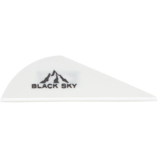 Bohning Black Sky Vane 2 in. White 100 pk.