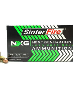 Sinterfire NXG Lead Free Ball Pistol Ammo 40 S&W 125 gr. Lead-Free Ball 50 rd.