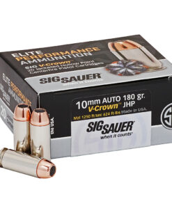 Sig Sauer Elite V-Crown Performance Pistol Ammo 10mm 200 gr. JHP 20 rd.