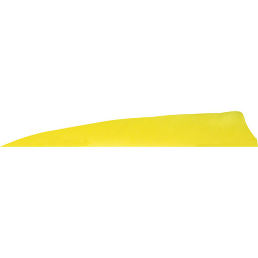 Gateway Shield Cut Feathers Flo Yellow 4 in. LW 50 pk.