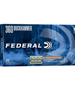 Federal PowerShok Rifle Ammo 360 Buckhammer 200 gr. PowerShok 20 rd.