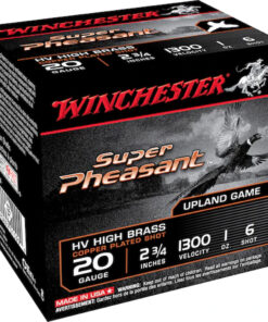 Winchester Super Pheasant Shotgun Load 20 ga. 2.75 in. 1 oz. HV HB 6 Shot 25 rd.