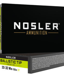 Nosler Ballistic Tip Rifle Ammunition 30-30 Win. 150 gr. BT SP 20 rd.