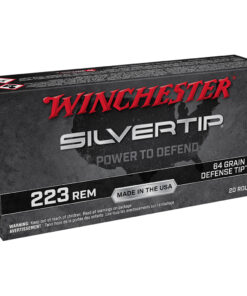Winchester Silvertip Rifle Ammo 223 Rem. 64 gr. Defense Tip 20 rd.