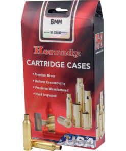 Hornady Rifle Cartridge Cases 6mm Rem. Unprimed 50 pk.