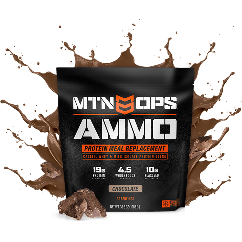 MTN OPS Ammo Whey Protein Meal Replacement Chocolate 1 MTN OPS Ammo Whey Protein Meal Replacement Chocolate