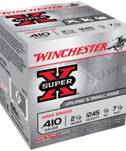 WINCHESTER SUPER-X HIGH BRASS 410GA 2.5'' 1/2OZ #7.5 25/BX