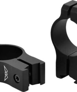 WARNE VAPOR 1" HGH MATTE RINGS - ALUMINUM FITS 3/8-11MM DVETAIL