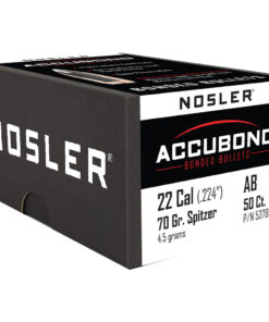 Nosler AccuBond Bullets .22 Cal. 70 gr. Spitzer Point 50 pk.