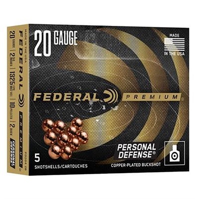PERSONAL DEFENSE 20 GAUGE 2.75'' 2 BUCKSHOT 5/BOX