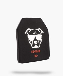 Guard Dog Tactical Ridgeback Level IV+ Multi-Curve 10X12 Ceramic Plate | 8.3 Lb/Per - Black