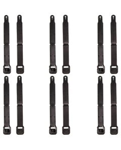 HIGH SPEED GEAR CLIP SHORT PACK OF 6 BLACK