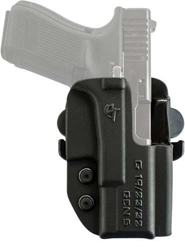 COMP-TAC INTERNATIONAL OWB KYDEX MODULAR MOUNT GLOCK 19 GEN 5 RH BLACK