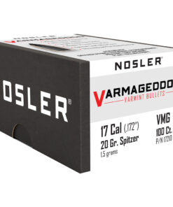 Nosler Varmageddon Bullets .17 Cal 20 gr. FB Tipped 100 pk.