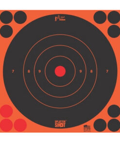 8IN ORG BULLS EYE TARGET 6 QTY PK BG
