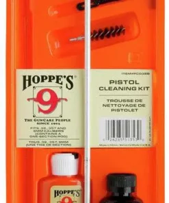 HOPPES CLAMSHELL  CLEAN KIT 22 CAL PISTOL ( 10 PER CASE )