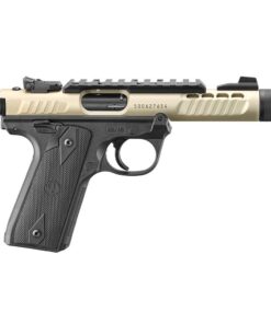 Ruger Mark IV 22/45 Lite Handgun .22 LR 10rd Magazines(2) 5.5" Threaded Barrel Champagne Finish