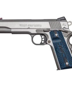 Colt Government Competition Handgun 9mm Luger 9rd Magazine 5" Barrel Stainless Finish Fiber Sight