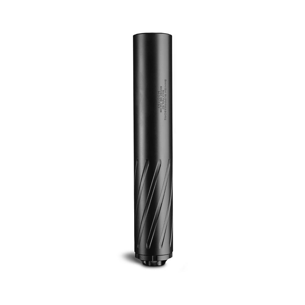 Banish 338 Direct Thread Suppressor .338 Cal Titanium/Inconel 5/8"x24 Black 9.1" Length