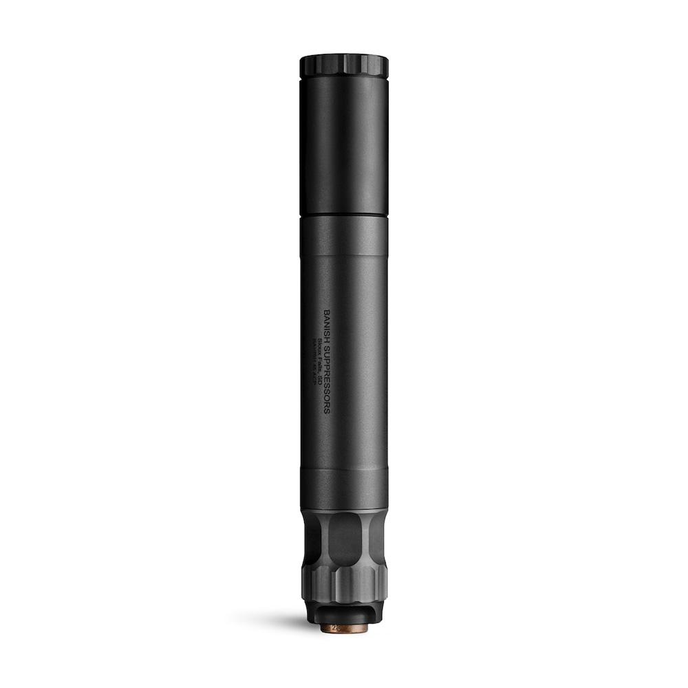 Banish 45 Direct Thread Suppressor .45 Auto Titanium/Aluminum .578x28 Black 8.6" Length