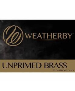 Weatherby Unprimed Brass 6.5 WBY RPM 20/ct