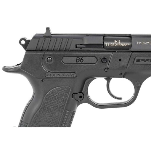 SAR USA B6, 9mm, 4.5" Barrel, 10+1, Black, 2 10-Round Magazines - Image 5