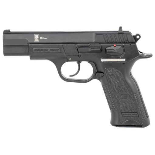 SAR USA B6, 9mm, 4.5" Barrel, 10+1, Black, 2 10-Round Magazines - Image 3
