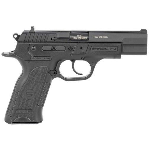 SAR USA B6, 9mm, 4.5" Barrel, 10+1, Black, 2 10-Round Magazines
