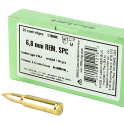 S&B 6.8SPC 110GR FMJ 20/1000
