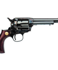 Cimarron Lightning Revolver with Dual Cylinder 38 Spl. 4.75 in. Case Hardened Walnut Grip 6 Shot