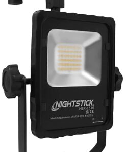 NIGHTSTICK SCENE LIGHT W/ MAGNET BASE & TELESCOPING HANDLE- 2500L LI-ION - BLACK