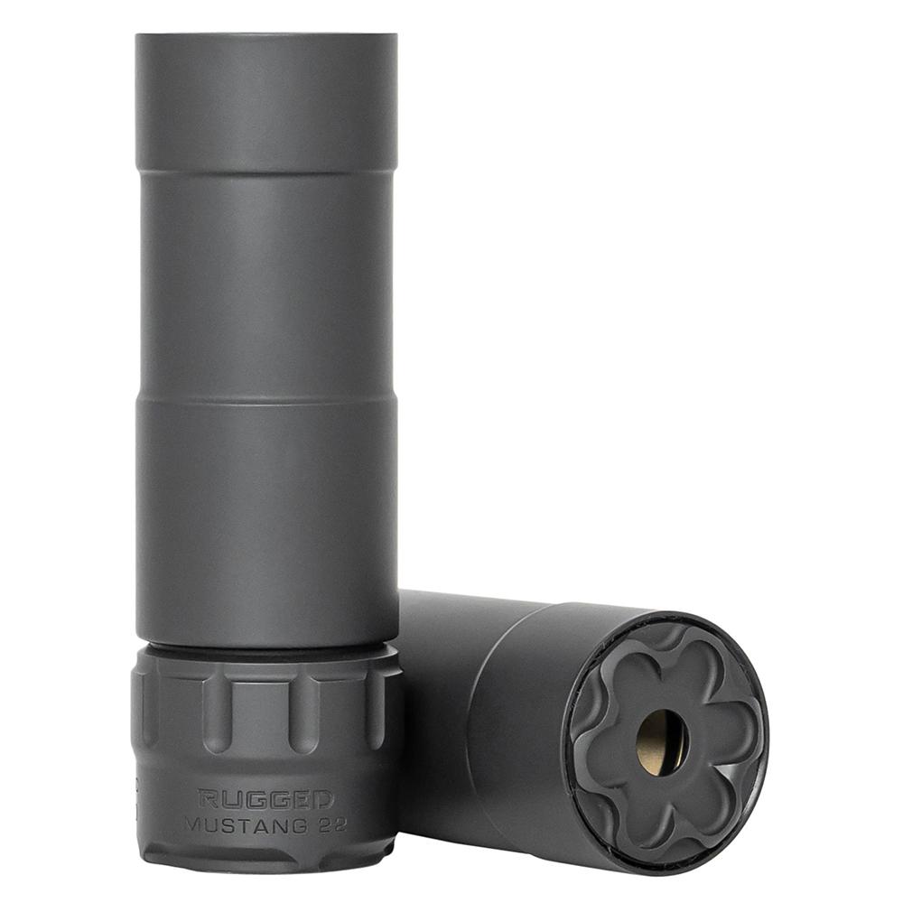 Rugged Mustang22 ADAPT Direct Thread Suppressor - .22Lr Black 1 Rugged Mustang22 ADAPT Direct Thread Suppressor - .22Lr Black
