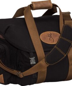 BROWNING LONA CANVAS SHOOTING - BAG 19"WX11.5"HX13"D BLK/BRN