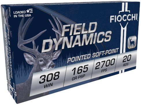 FIOCCHI AMO 308 WIN 165GR PSP 20-RD ( 10 BOXES PER CASE )