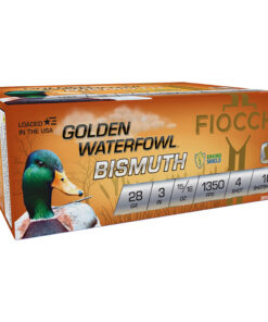 Fiocchi Golden Waterfowl Bismuth Shotgun Ammo 28 ga. 3 in. 15/16 oz. 4 Shot 10 rd.