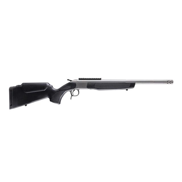 CVA Scout TD Single Shot Rifle .444 Marlin. 22" Threaded Stainless Barrel Black Stock 0 MOA Pic Rail